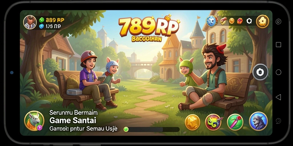 Tangkapan layar utama menunjukkan gameplay seru dari 789RP.