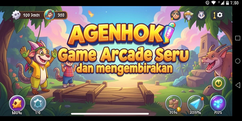 Tampilan gameplay seru dalam AGENHOKI dengan aksi cepat dan grafis menawan.