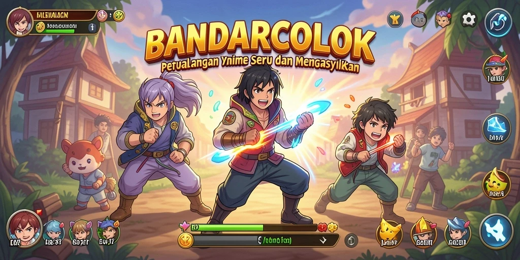 Tampilan gameplay BANDARCOLOK yang memukau dan menegangkan.