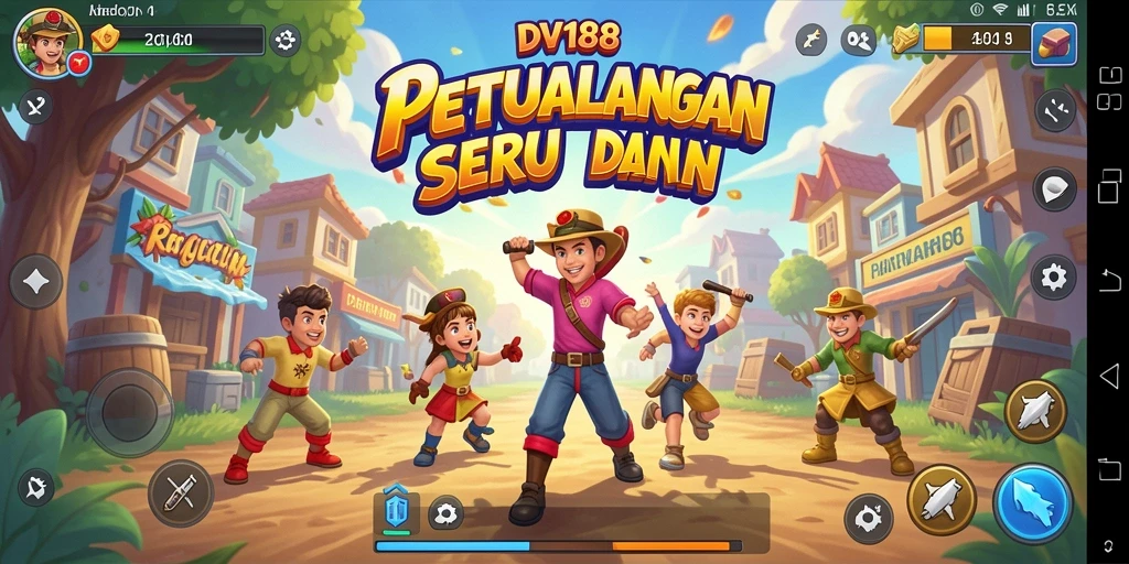 Screenshot gameplay DV188 menampilkan aksi seru dalam permainan Arcade.