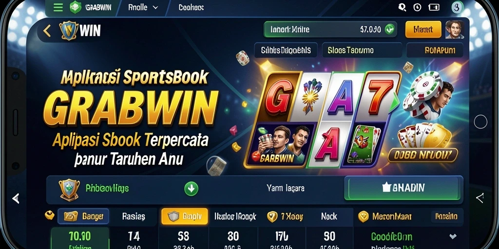 Tampilan gameplay menarik di aplikasi GRABWIN yang memudahkan taruhan.