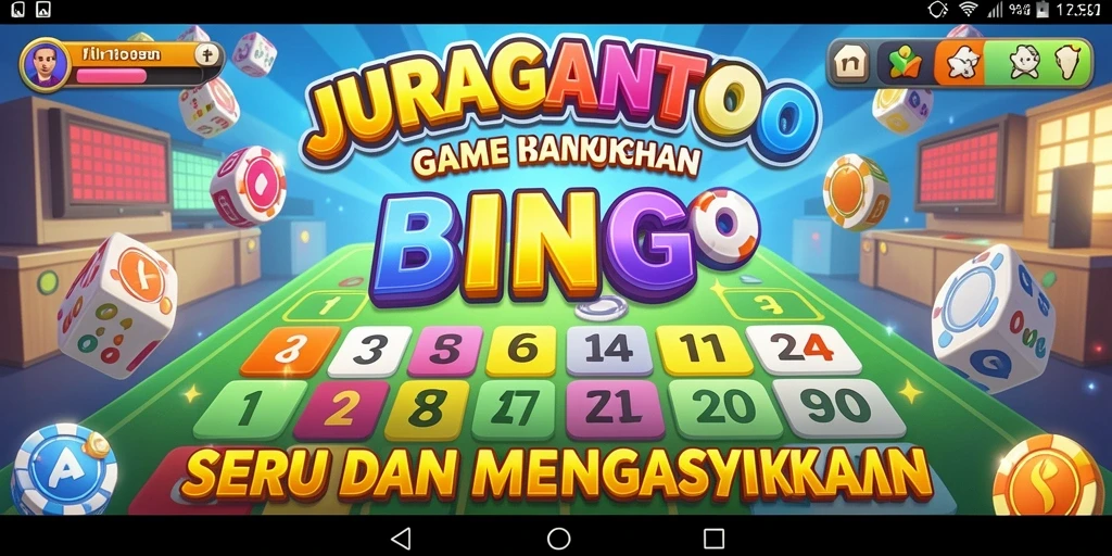 Screenshot JURAGANTOTO menampilkan gameplay Bingo yang seru dan mendebarkan.
