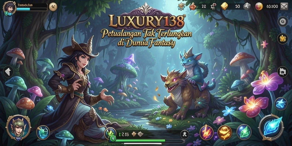 Tampilan gameplay <strong>LUXURY138</strong> menampilkan petualangan yang menarik dan grafis yang indah.