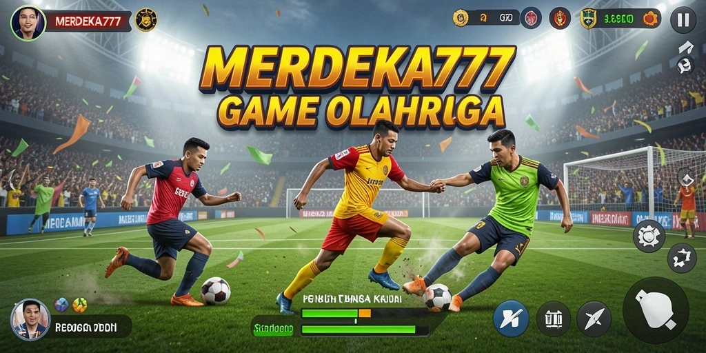 Tampilan menarik dari gameplay <strong>MERDEKA777</strong> dalam pertandingan olahraga seru.
