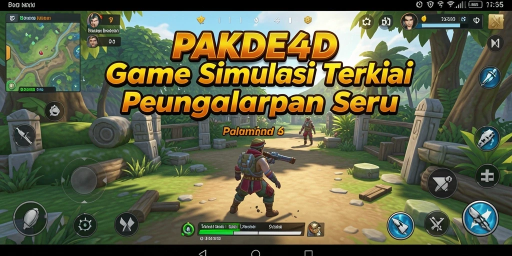 Tangkapan layar PAKDE4D menunjukkan gameplay simulasi yang menarik.
