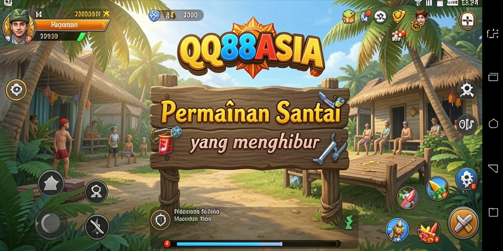 Tampilan menarik dari gameplay QQ88ASIA yang penuh warna.