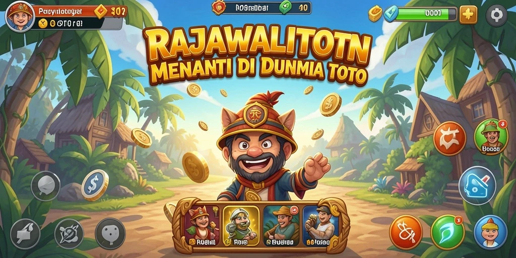 Screenshot gameplay RAJAWALITOTO menampilkan petualangan epik di dunia Toto.