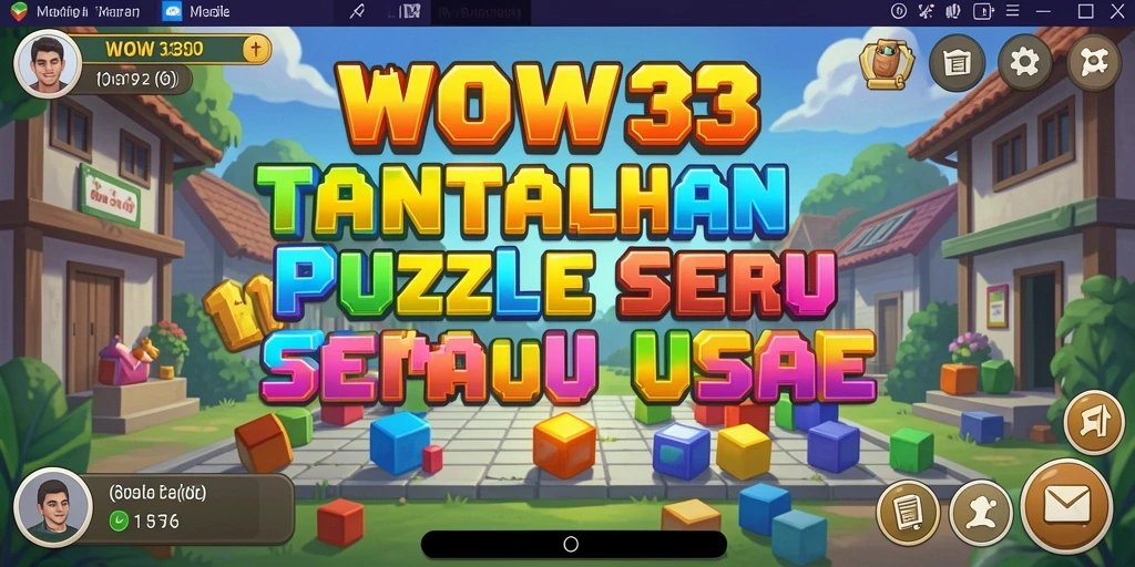 Tampilan gameplay WOW33 yang menantang dan mengasyikkan.